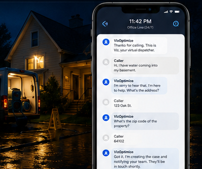 Nighttime restoration response and emergency call handling